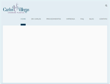 Tablet Screenshot of carlosvillegas.com.br